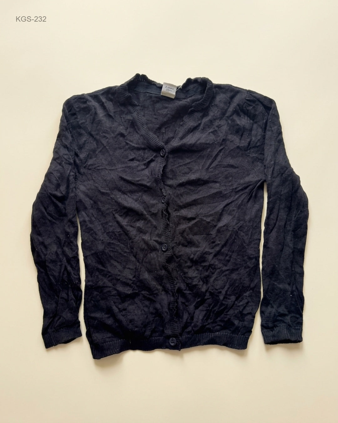 Tu Kids (KGS-232) Button-Down Fine-Knit Cardigan