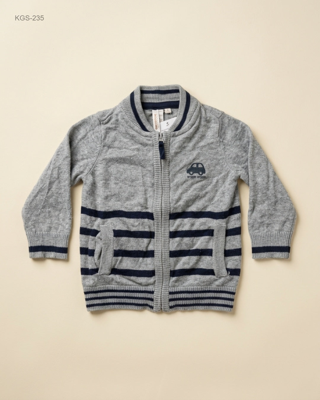 Premium Condition Girls Sweaters | Preloved Orchestra Bebe | Grey Cotton | Thrift Shop for Girls Lahore Pakistan | OTS