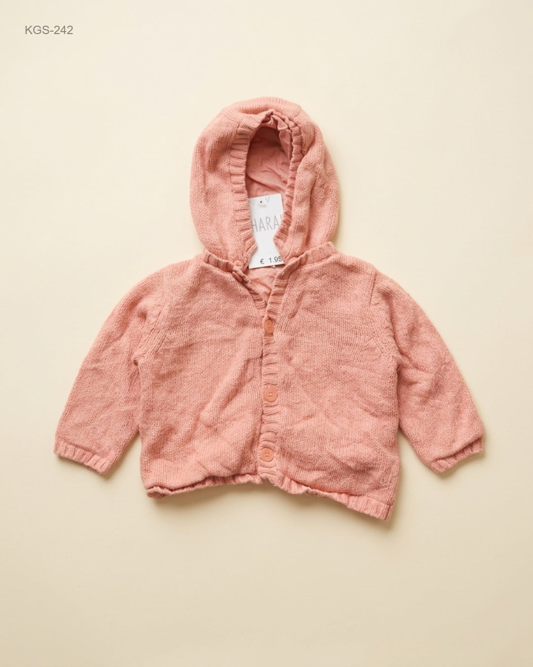 Premium Condition Girls Sweaters | Preloved Vertbaudet | Peach Cotton | Thrift Shop for Girls Lahore Pakistan | OTS