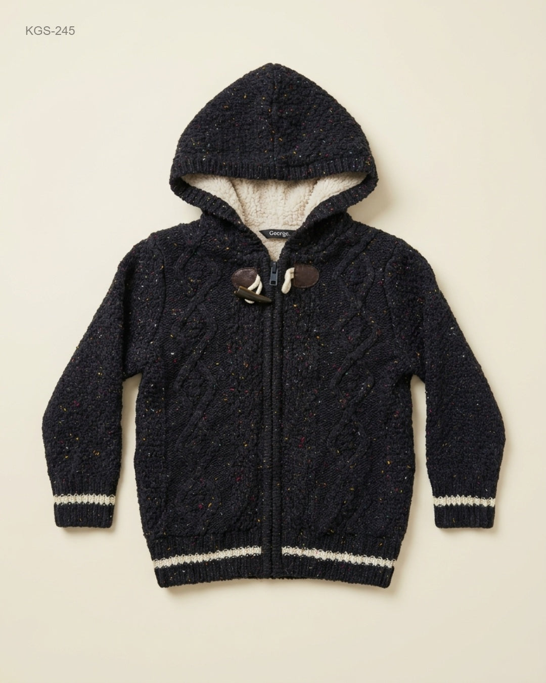 Girls Sweaters | George | Preloved Branded | Black Acrylic | Premium | OTS Thrift Store Lahore Pakistan