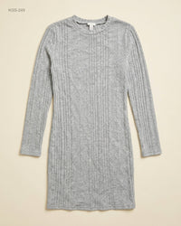 SHEIN (KGS-249) Ribbed Longline Tunic Top