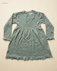 Primark (KGS-257) Long-Sleeved Pointelle Knit Dress
