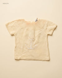 Baby (KGS-274) Infant Nautical Anchor Knit Top