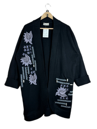 Black Winter Long Cardigan by Fay Lauise (LC-100)