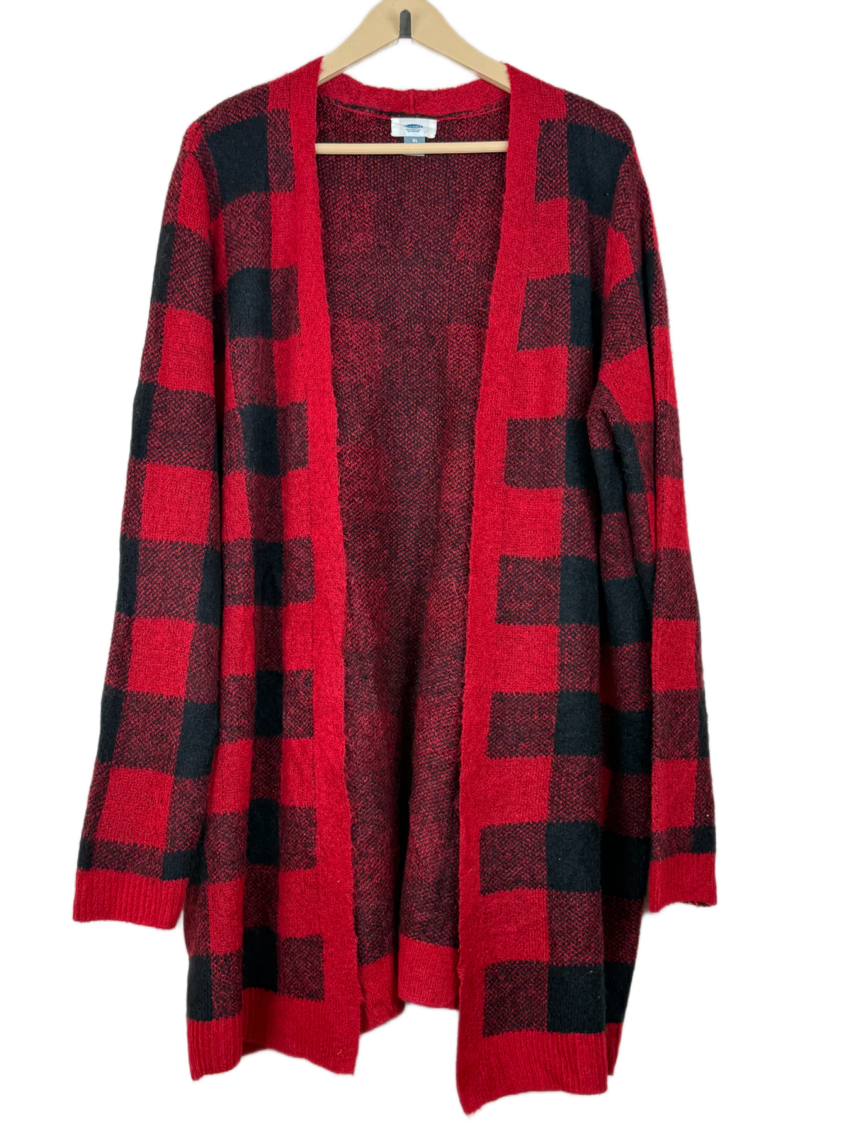 Shop Premium Winter Long Cardigans by Old Navy | Preloved Branded Clothes | Maroon Acrylic | Women | OTS Thrift Store Islamabad Pakistan
