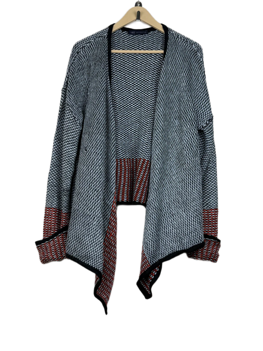 Premium Condition Winter Long Cardigans | Preloved Marks & Spencer | Black & White Acrylic | Thrift Shop for Women Peshawar Pakistan | OTS