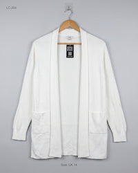 Marks & Spencer (LC-204) Ribbed Open-Front Cardigan