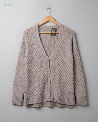 CUT LABEL (LC-216) Open-Knit Cardigan