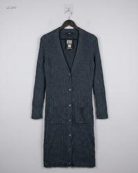 Next (LC-217) Longline Ribbed Cardigan