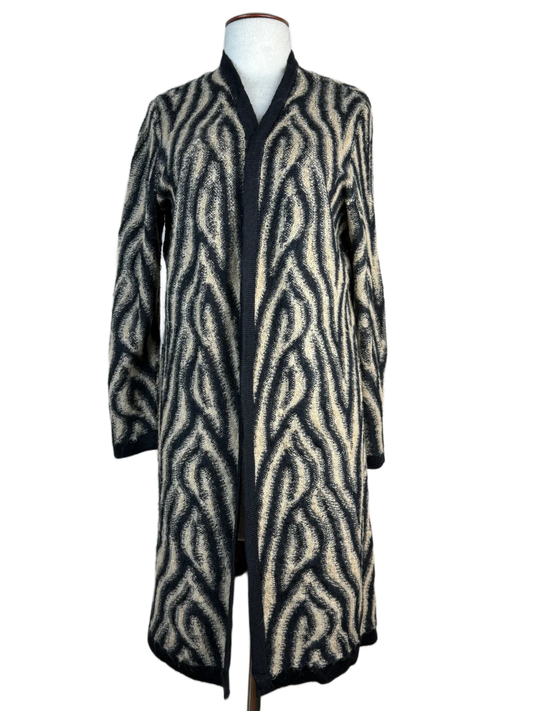 Shop Premium Winter Long Cardigans by Unknown | Preloved Branded Clothes | Multi Acrylic | Women | OTS Thrift Store Lahore Pakistan