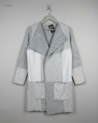 George (LC-234) Longline Open-Front Cardigan