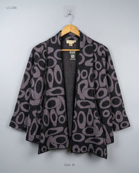 ADINI (LC-236) Open-Front Knit Cardigan