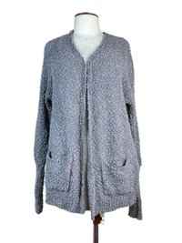 Grey Winter Long Cardigan by Unknown (LC-24)