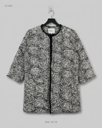 CLEMENTS RIBEIRO (LC-243) Textured Open-Front Jacket