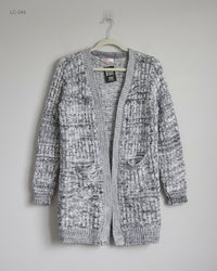 Beauty Angel (LC-244) Open-Front Textured Cardigan