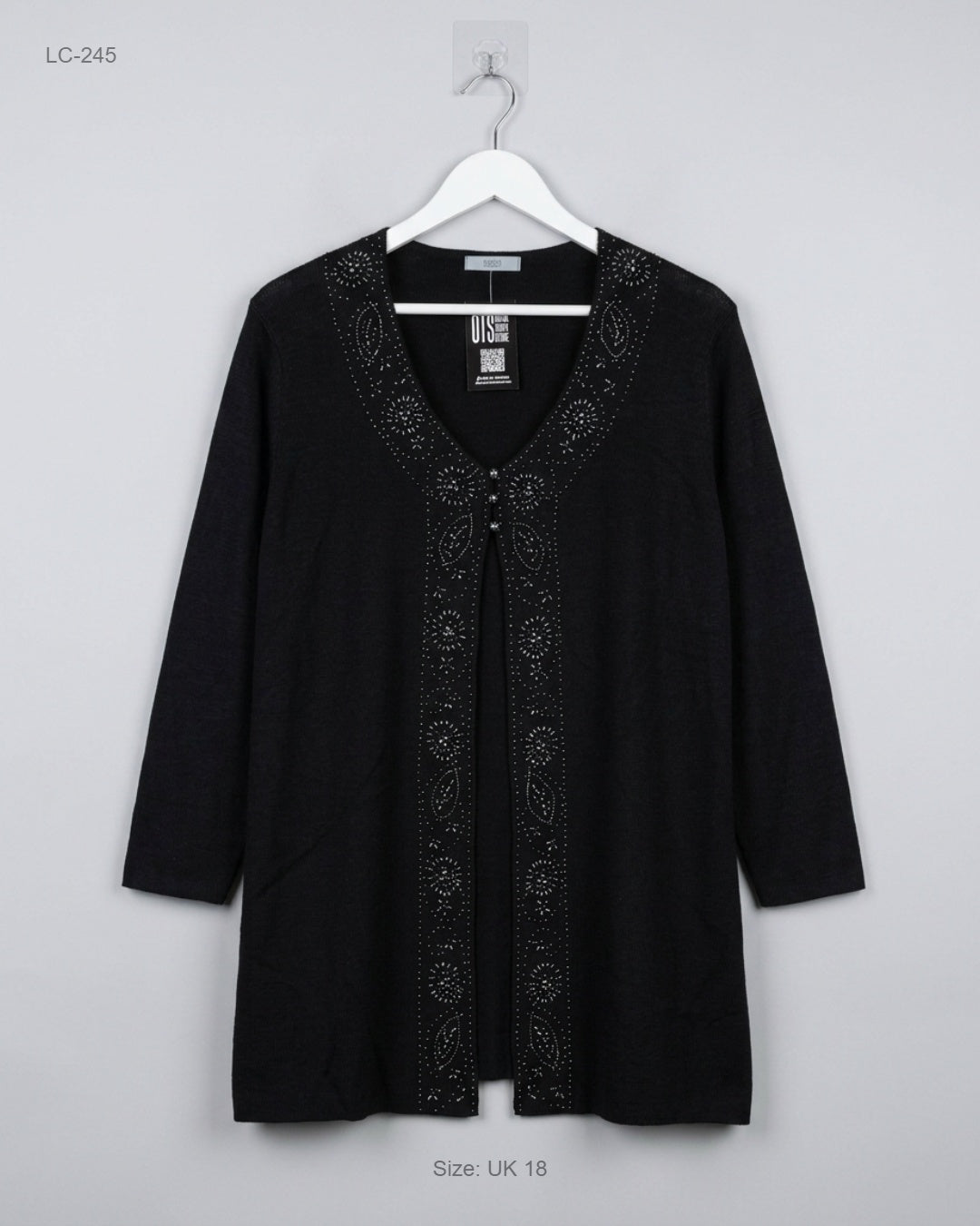 Marks & Spencer (LC-245) Beaded Open-Front Cardigan