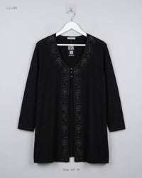 Marks & Spencer (LC-245) Beaded Open-Front Cardigan