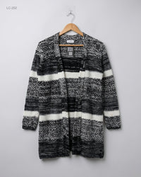 PAPAYA (LC-252) Longline Open-Front Cardigan