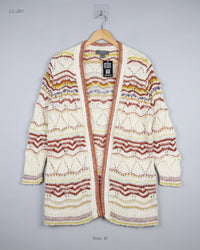Primark (LC-261) Open-Front Crochet Cardigan