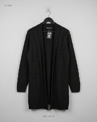 Threadbare (LC-264) Cable Knit Cardigan