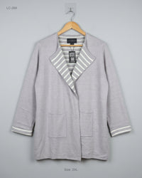Cen Tiger Ade (LC-268) Open Front Knit Cardigan