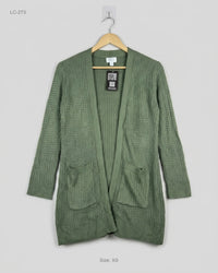 M&S (LC-273) Open-Front Textured Cardigan