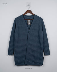 TU (LC-274) Longline Ribbed Cardigan