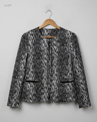CUT LABEL (LC-277) Collarless Blazer