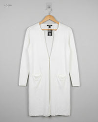 LAUREN RALPH LAUREN (LC-286) Longline Open-Front Cardigan