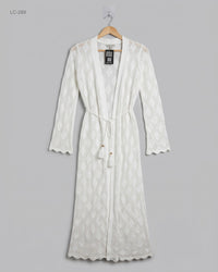 River Island (LC-289) Longline Crochet Duster Cardigan