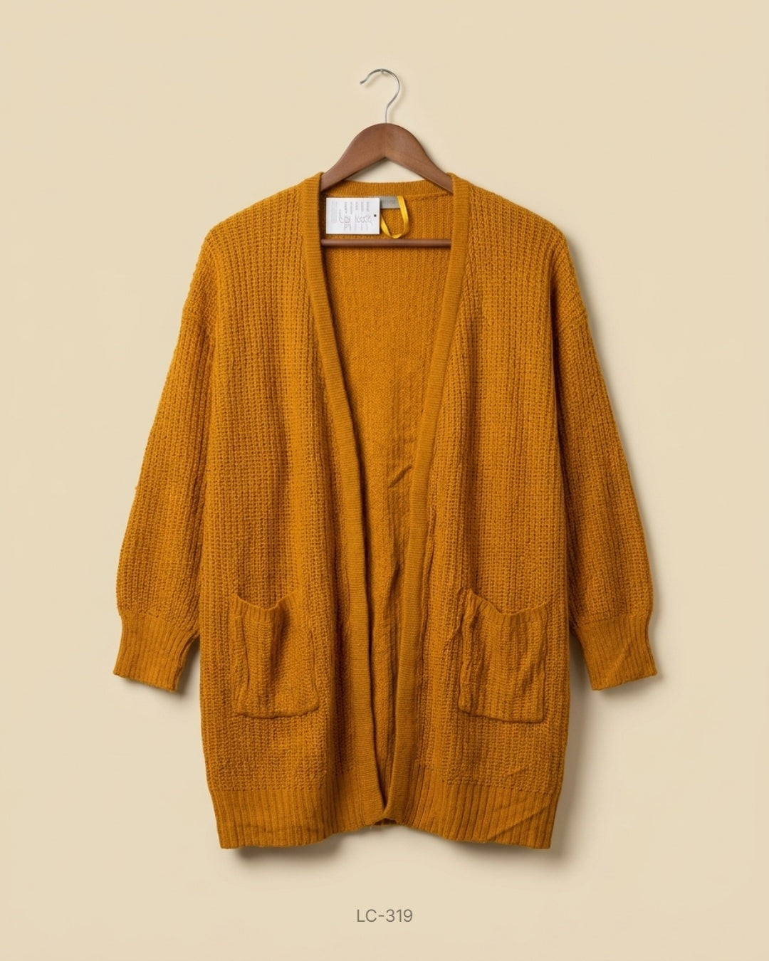 Papaya (LC-319) Oversized Knit Cardigan