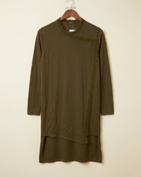 Luisa Cerano (LC-326) Asymmetrical Longline Tunic