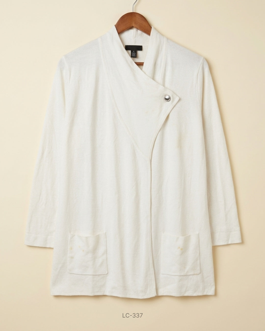 Marble (LC-337) Asymmetrical Wrap Cardigan