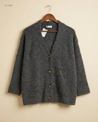 Primark (LC-346) Fuzzy Button-Front Cardigan