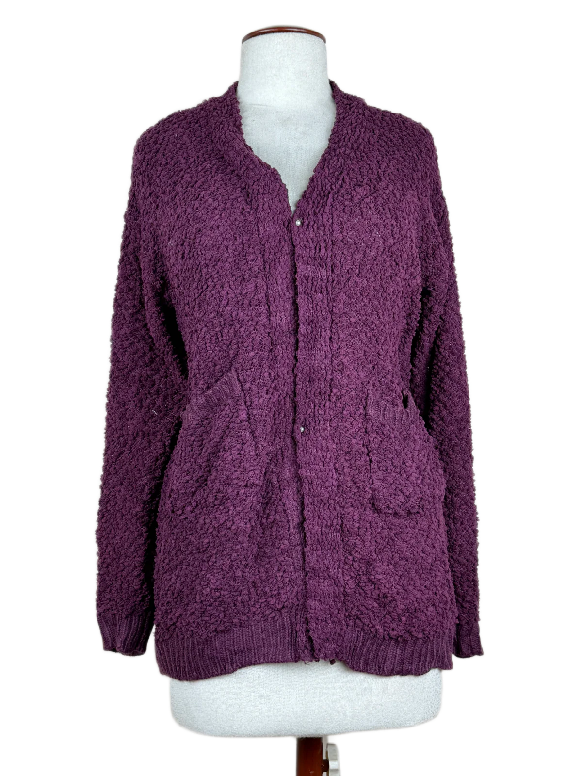 Premium Condition Winter Long Cardigans | Preloved Pulse | Indigo Acrylic | Thrift Shop for Women Peshawar Pakistan | OTS