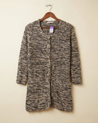 Gerard Darel (LC-367) Longline Marled Cardigan