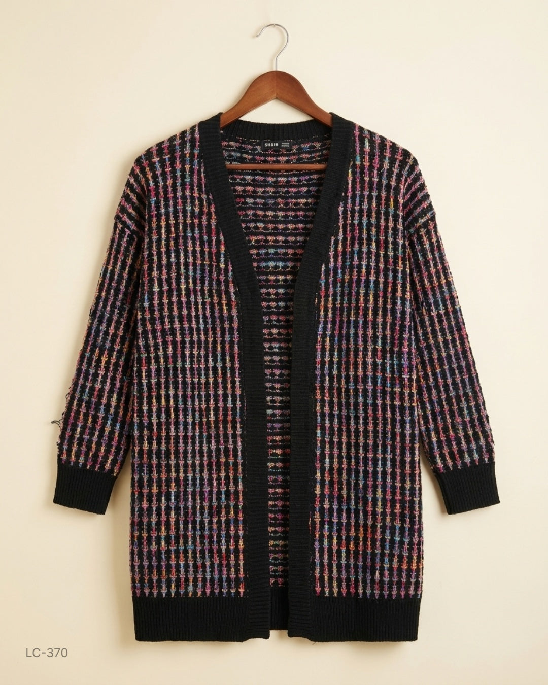 SHEIN (LC-370) Open-Front Cardigan