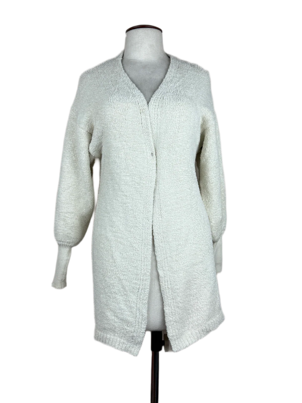 White Winter Long Cardigan by Fashion Nova (LC-39)