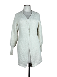 White Winter Long Cardigan by Fashion Nova (LC-39)