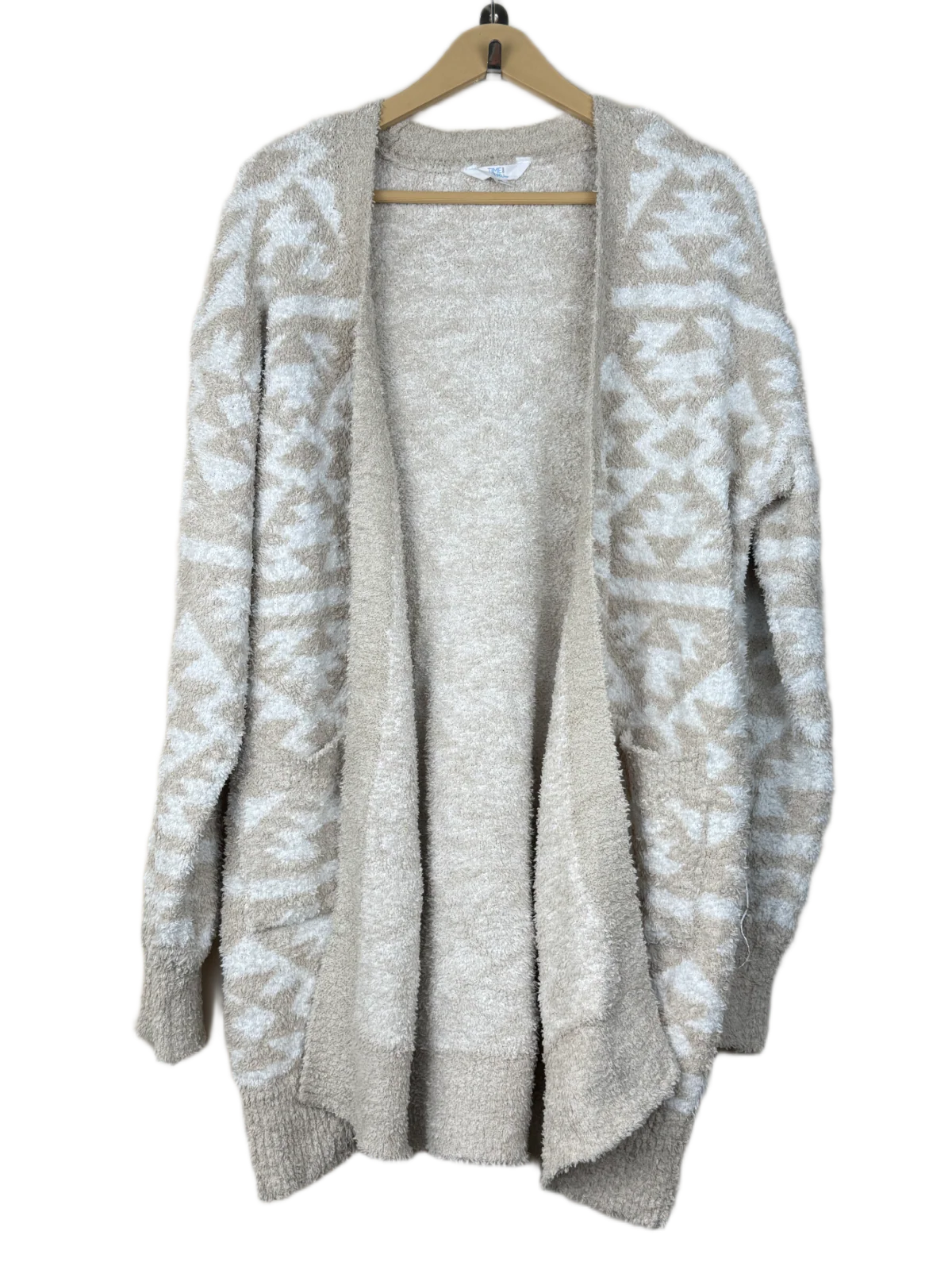 Off White Winter Long Cardigan by Time & Tru (LC-4)
