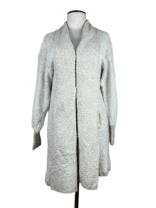 UK Imported secondhand Winter Long Cardigans - Side Effects brand, Brown Acrylic, Premium condition, for Women - Online Thrift Store Karachi Pakistan