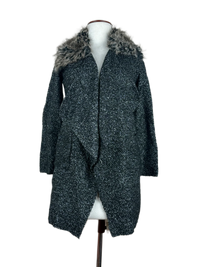 Black & White Winter Long Cardigan by Atmosphere (LC-45)