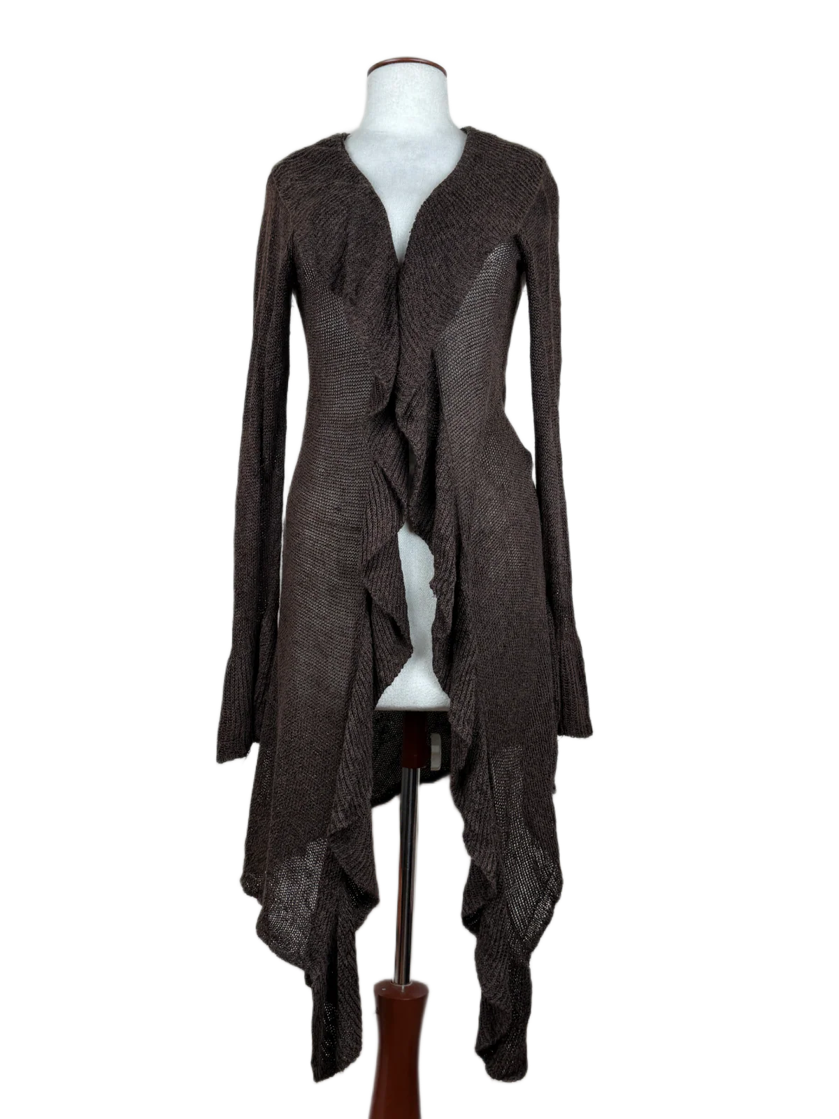 Brown Winter Long Cardigan by Paraphrase (LC-48)