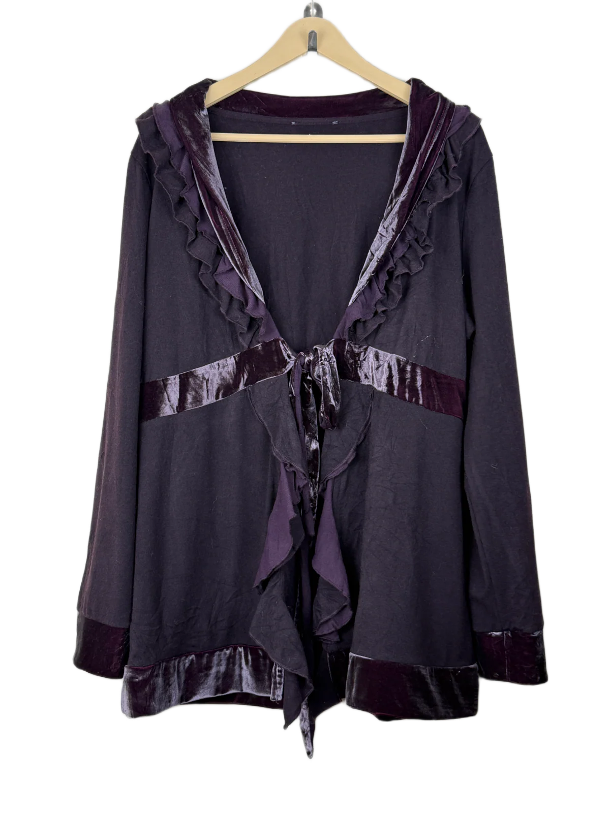 Black Winter Long Cardigan by Unknown (LC-6)