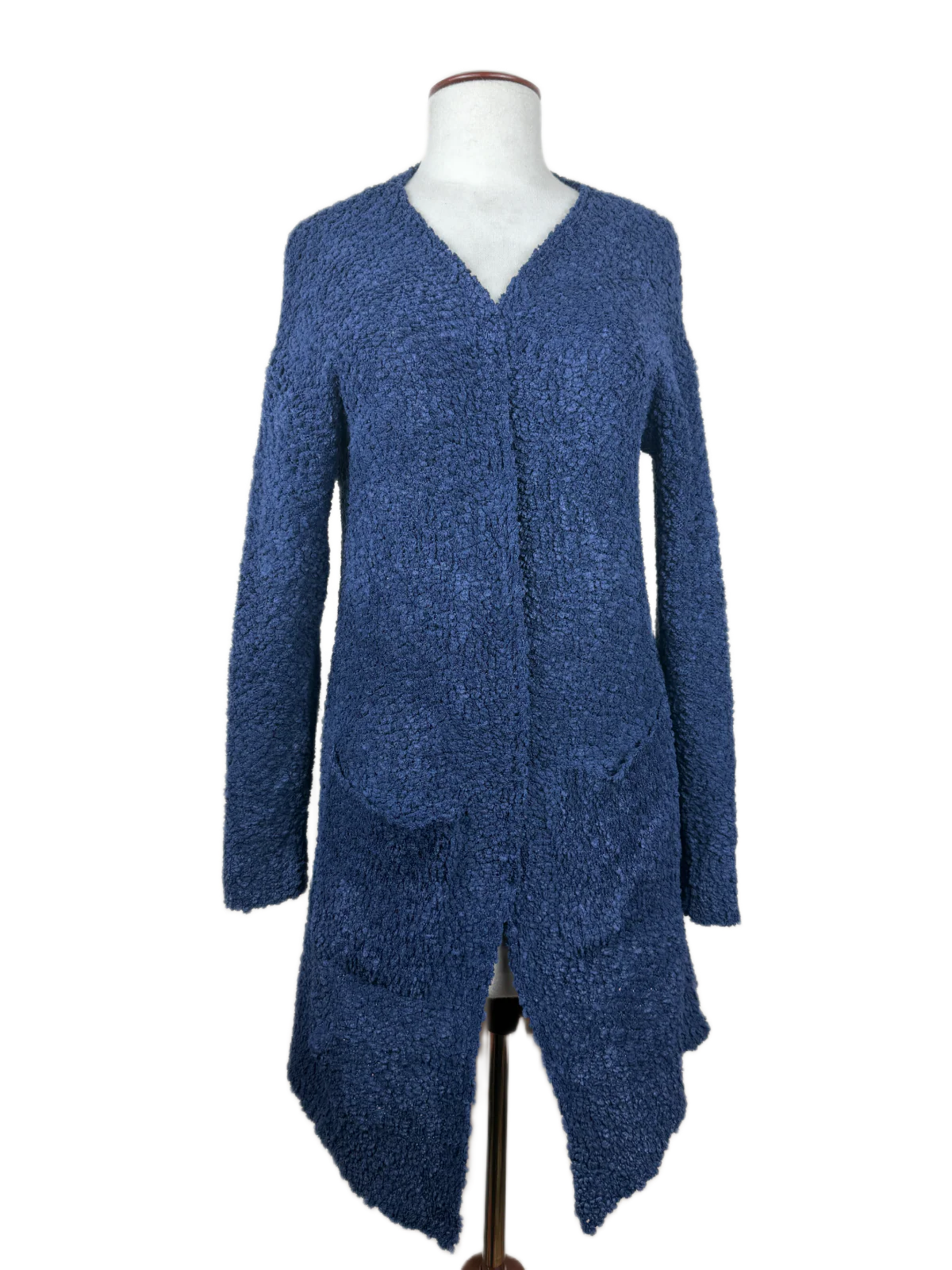 Blue Winter Long Cardigan by Merokeety (LC-64)
