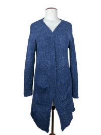 Blue Winter Long Cardigan by Merokeety (LC-64)