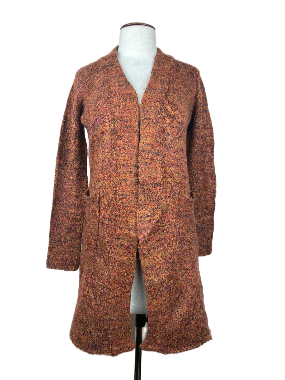 Rust Winter Long Cardigan by Falmer Heritage (LC-69)