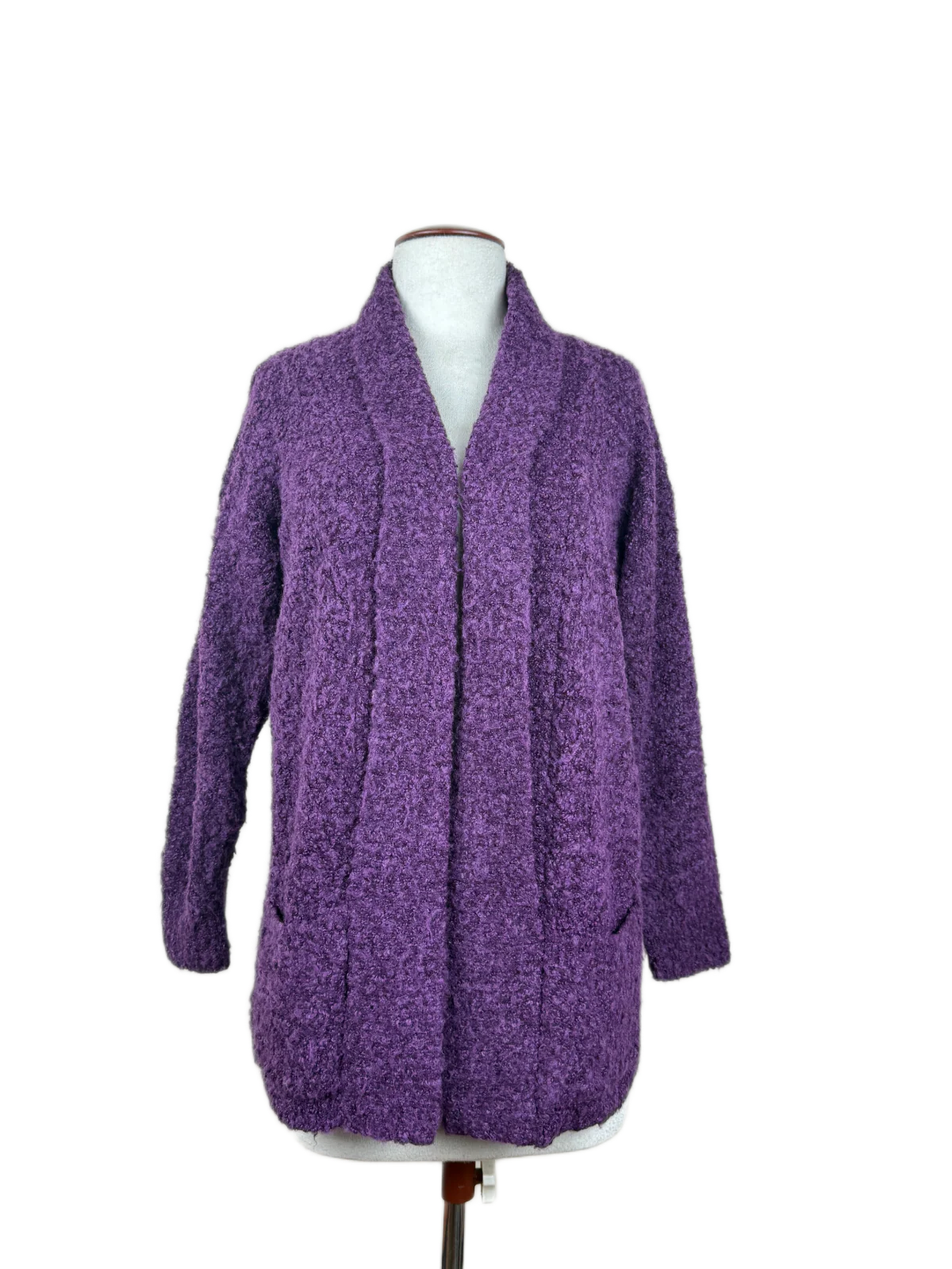 Purple Winter Long Cardigan by Berkertex (LC-71)