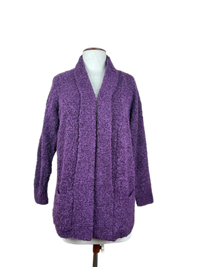 Purple Winter Long Cardigan by Berkertex (LC-71)