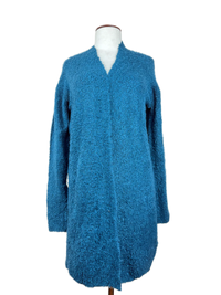 Cyan Winter Long Cardigan by Lands End (LC-73)
